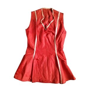 Elegant Red Mini Dress